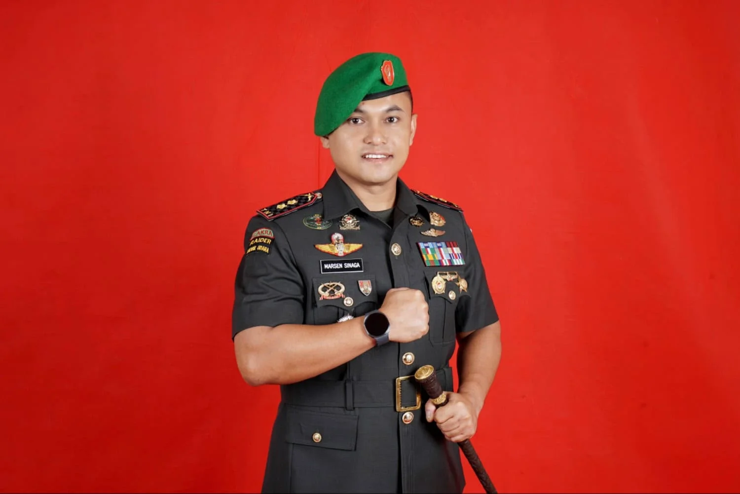Letkol  Inf Marsen Sinaga, S.Hub. Int.,M.Han.