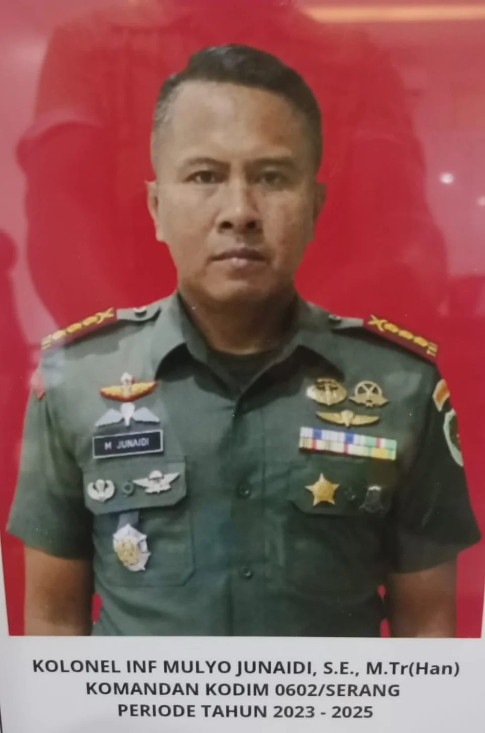 Kolonel Inf. Mulyo Junaidi, S.E., M.Tr.(Han).