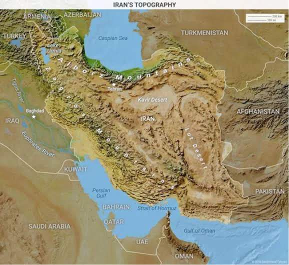 Analisis Daerah Operasi Iran untuk Perang Darat: Geostrategi, Aktor yang Berhadapan, Pola Aksi-Reaksi, dan Prediksi Olah Yudha sampai Terminasi Konflik