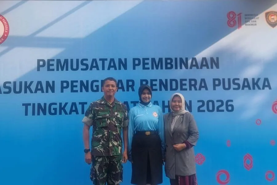 Putri dari Babinsa, Adzra Khairy Fadian Resmi Jalani Pemusatan Latihan Paskibraka Nasional 2026