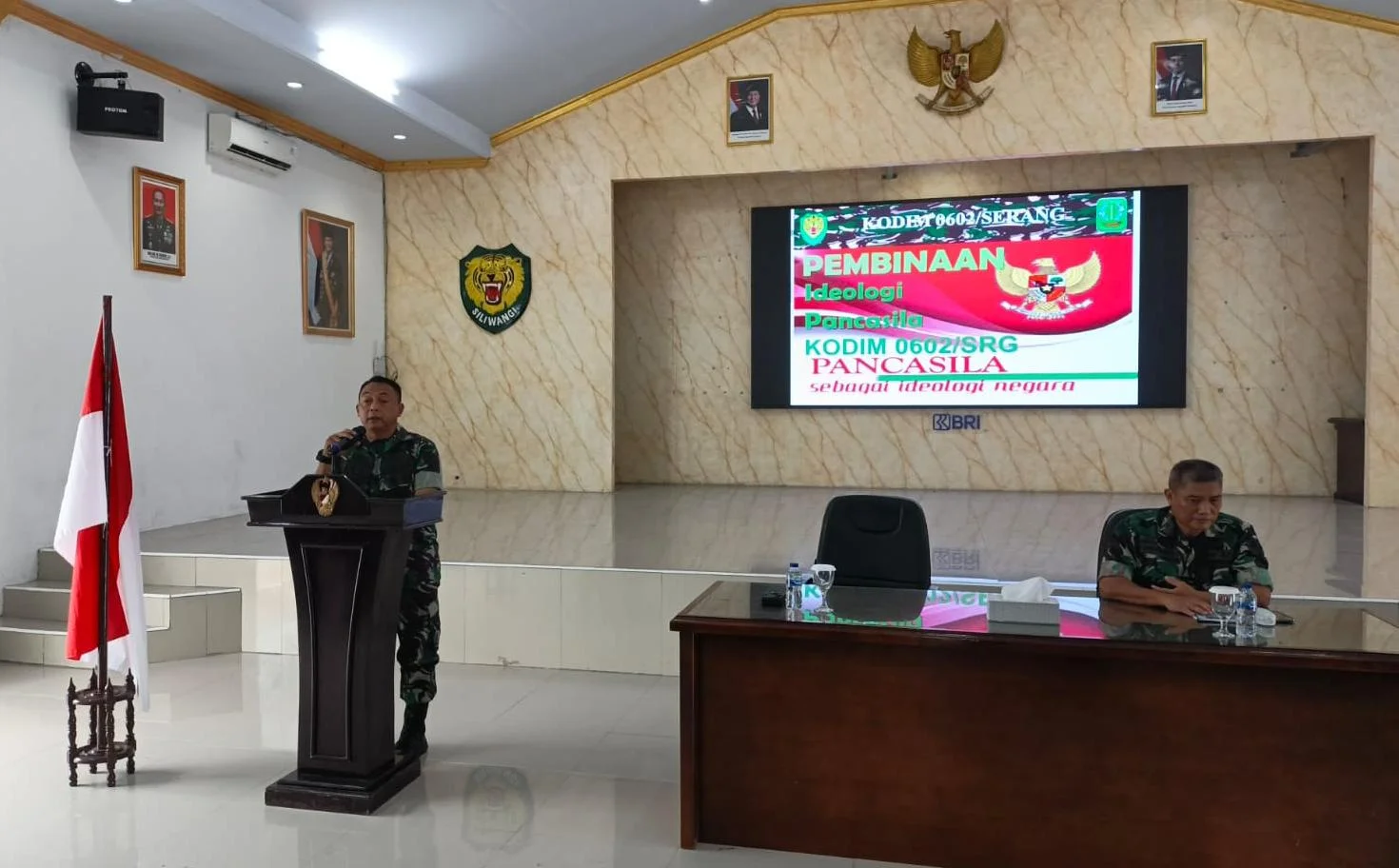 Perkuat Ideologi Bangsa, Kodim 0602/Serang Gelar Rapat Koordinasi Penguatan Kampung Pancasila