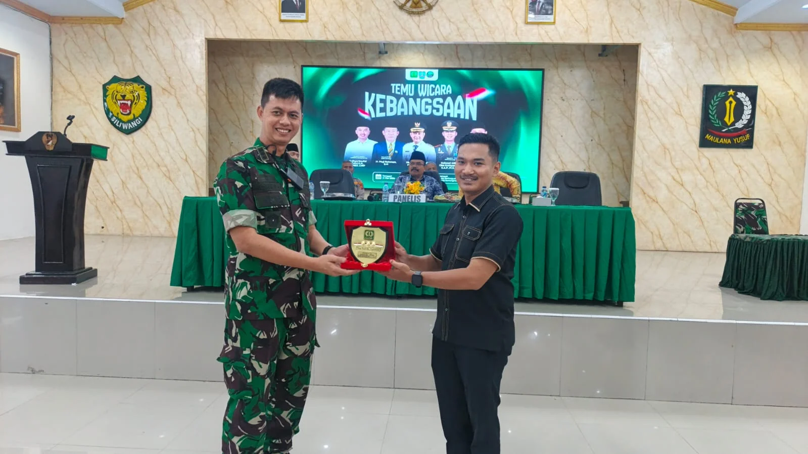 Dandim 0602/Serang dan Unsur Forkopimda Gelar Temu Wicara Kebangsaan dengan Mahasiswa