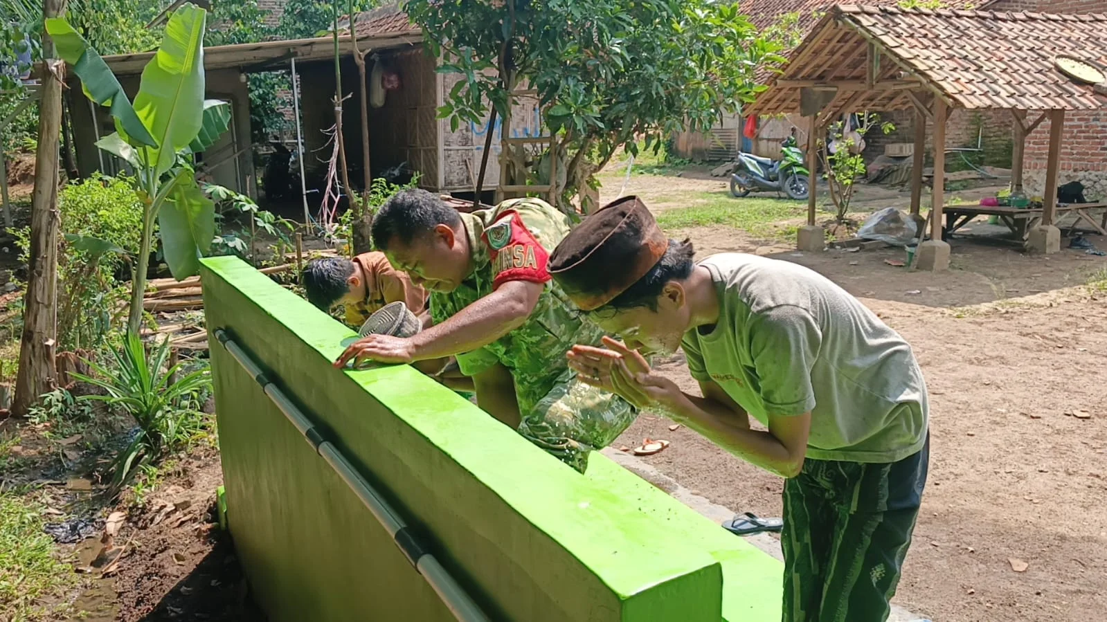 Program TNI AD Manunggal Air Rampung 100 Persen, Korem 064/MY Melalui Kodim 0602/Serang Hadirkan Air Bersih