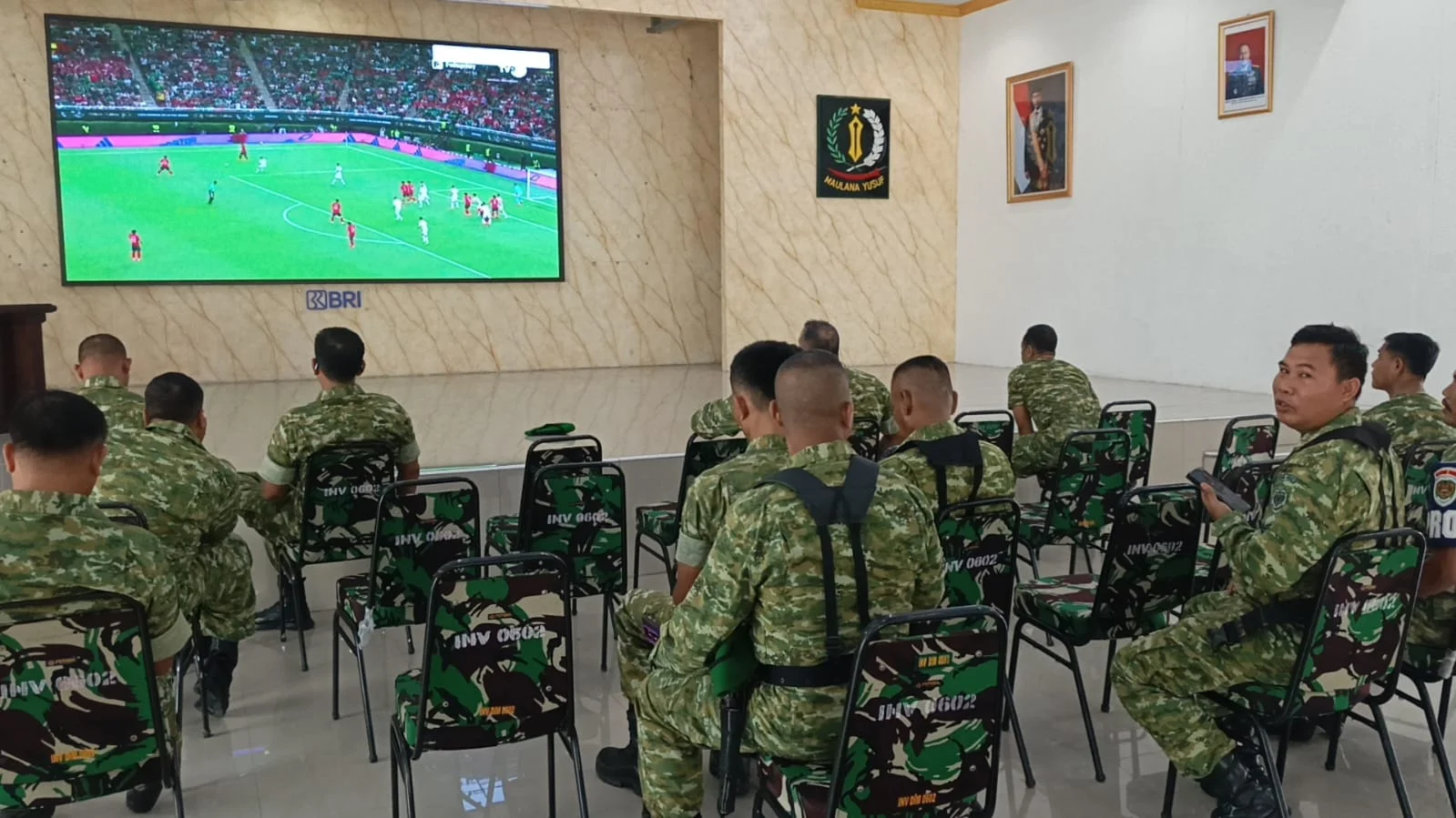 Kodim 0602/Serang Gelar Nobar Piala Dunia Tahun 2026