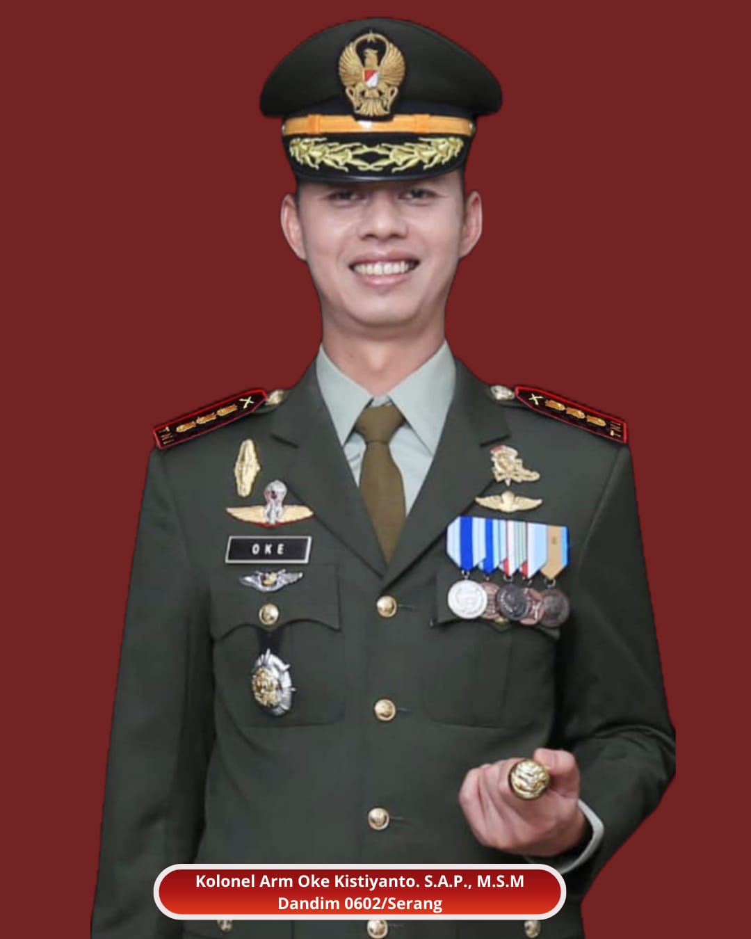 KOLONEL ARM OKE KISTIYANTO, S.A.P., M.S.M.